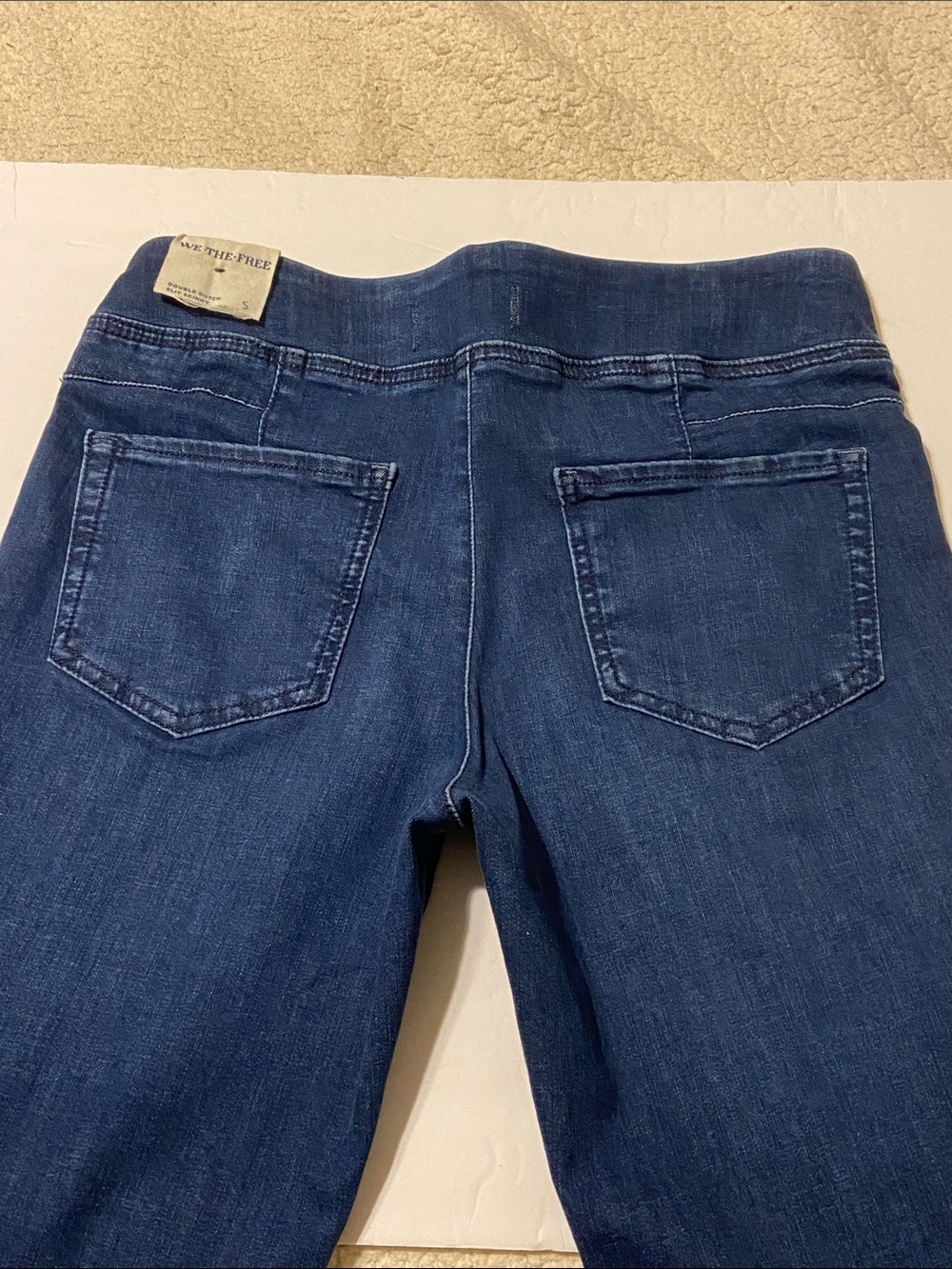 We The Free Double Dutch Pull-On Slit Skinny Jeans Size Small Brand New - Picture 5 of 13